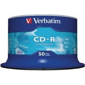 CD-R Verbatim 0,700 GB Campana 50 Pezzi