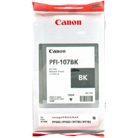 ORIGINAL Cartuccia Inkjet Canon PFI-107bk 6705B001 Nero  130ml