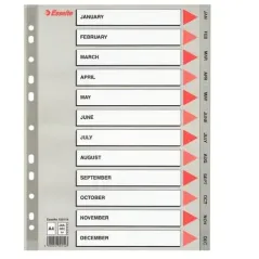 Separatore A4 a rubrica per  raccoglitori